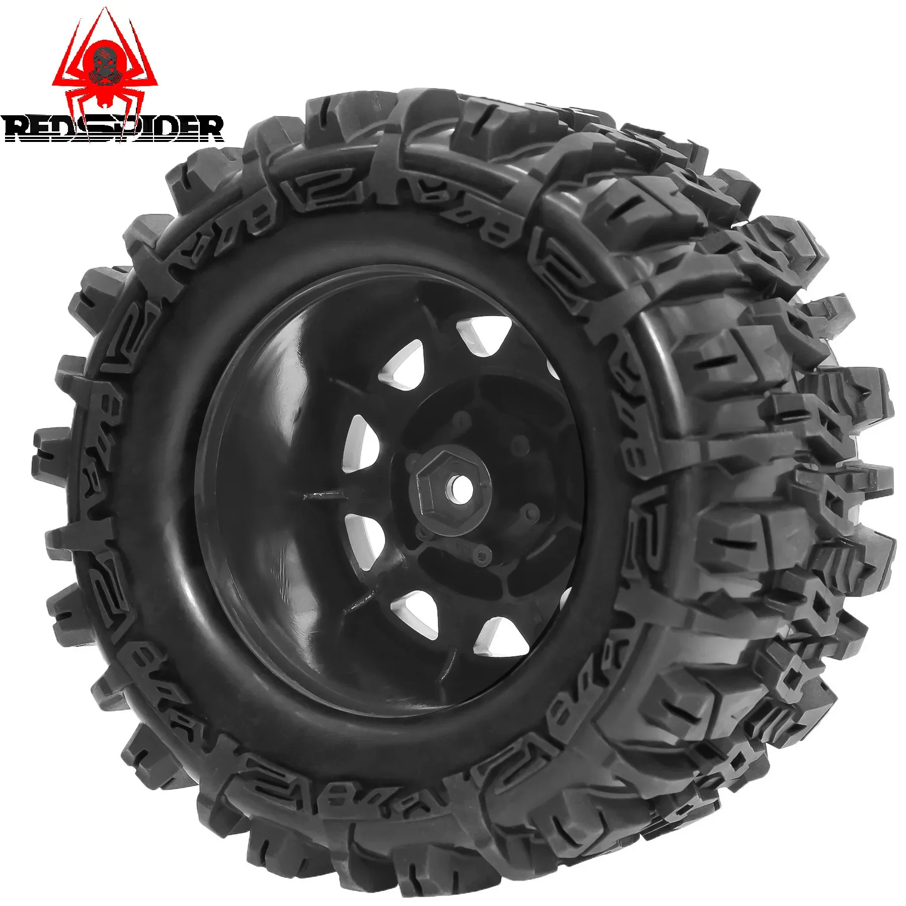 2PCS/set 170mm Tyre12/14/17mm Tires Wheel Hub for RC Car 1/8 Monster Truck Buggy ARRMA TRAXXAS TeamCorally