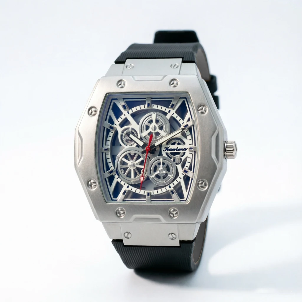 Men Fashion Hollow Silicone Strap Watch Business Casual Cheap Watches Gift