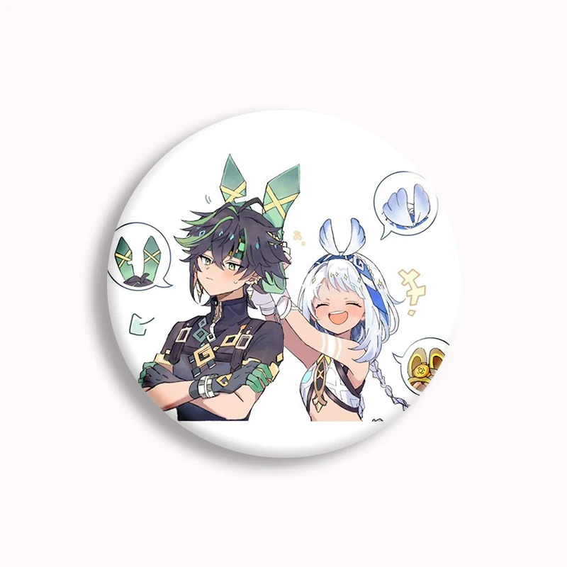 Badge Genshens Jeux, Figurine Citlali Mavuika Kinich Mualani Kachina Broches 5 Pièces, Cartoon Acrylique Pins Set, Mualani Cosplay Sac Décoration