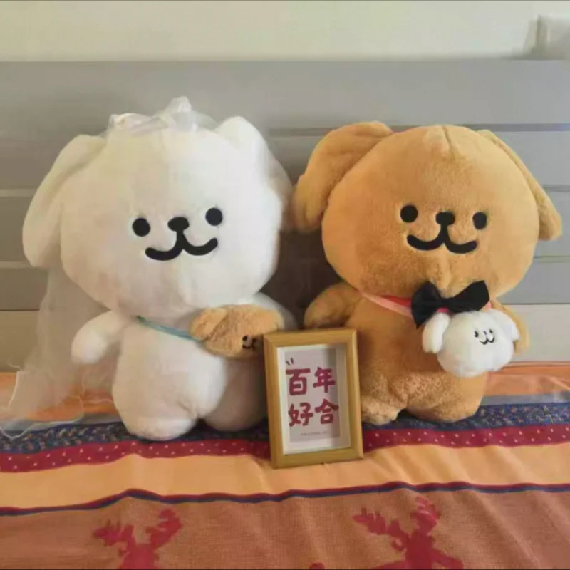 

Hot Maltese Backpack Cartoon Anime Plush Stuffed Doll Kawaii Room Decoration Plushies Pillow Ornament Children Xmas Gift