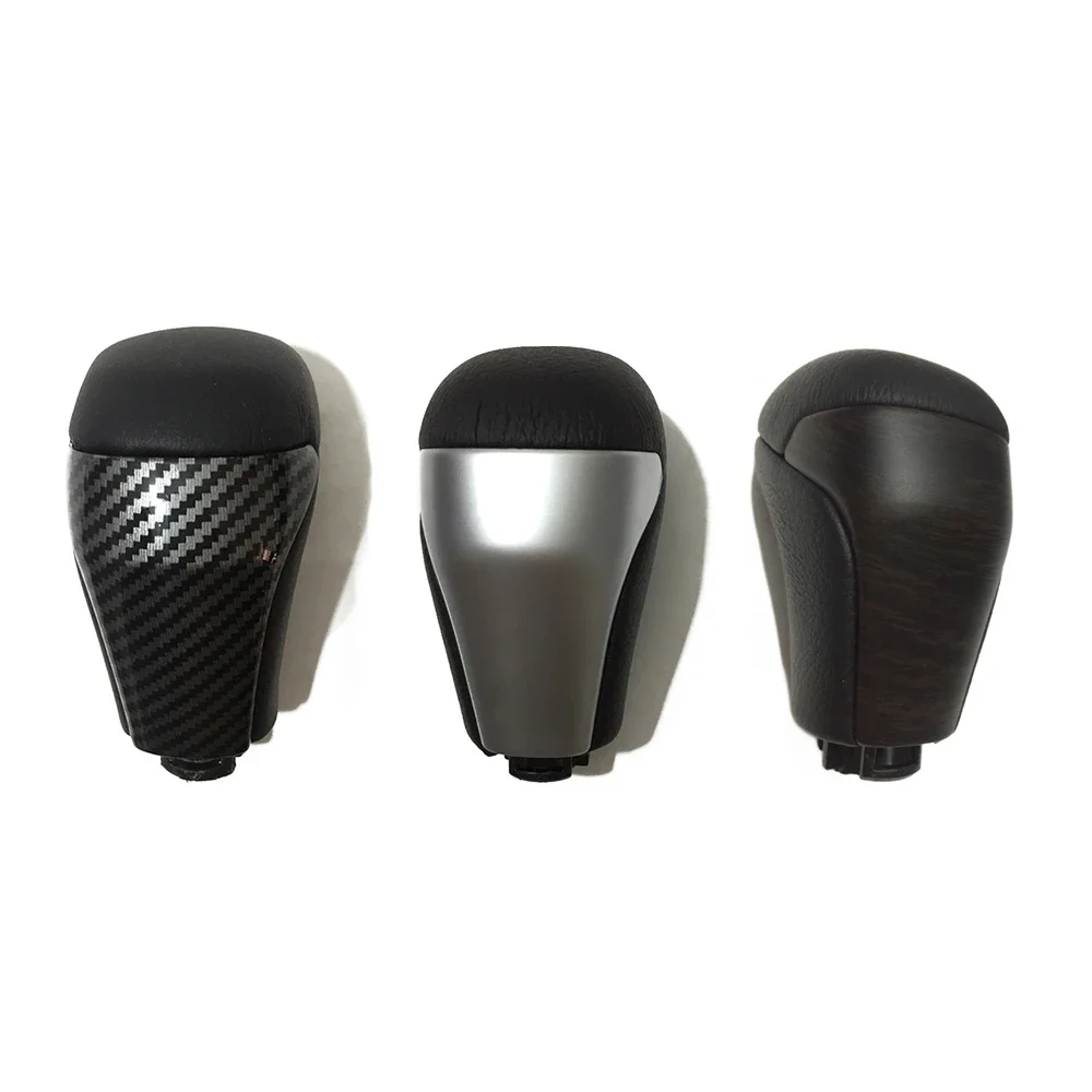 Carbon Fiber Car Gear Lever Shift Knob Handle Head for Toyota Highlander Tacoma Land Cruiser Prado 150 Automatic Accessories