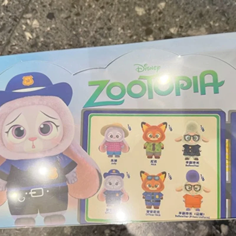 

Disney Zootopia Series Blind Box Doll Cute Casual Nick Vinyl Plush Pendant Judy Surprise Bag Keychain Decor Mystery Box Toy Gift