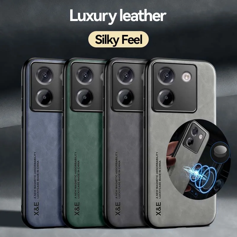 Stoßfest Fall für Mi POCO M7 Pro 5G Schutzhülle Magnetische Auto Halter Telefon Coque Fundas Capa