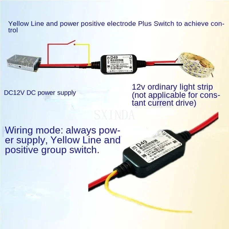LED تدريجيا تشغيل وإيقاف وحدة الدائرة المحرك لينة بدء التدريجي الإضاءة تحكم PWM عازلة التبديل D49