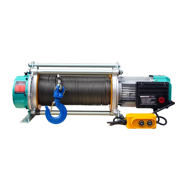 1ton 2tons 30m Multi-function Electric Wire Rope Hoist Winch for Constructing Loading