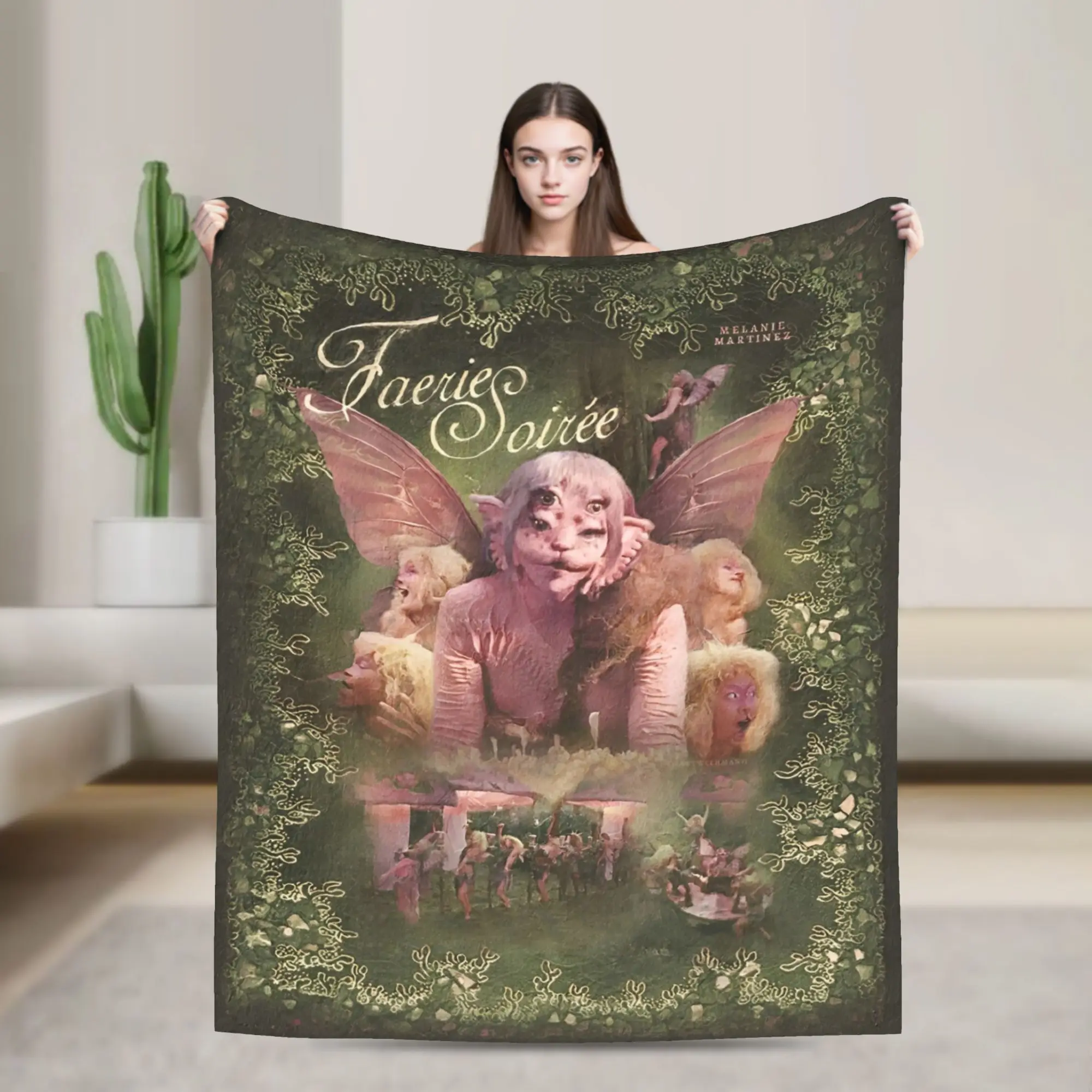 Music Melanies Martinezs Portals Blanket Velvet  Lightweight Thin Throw Blankets for Bed Bedroom Quilt