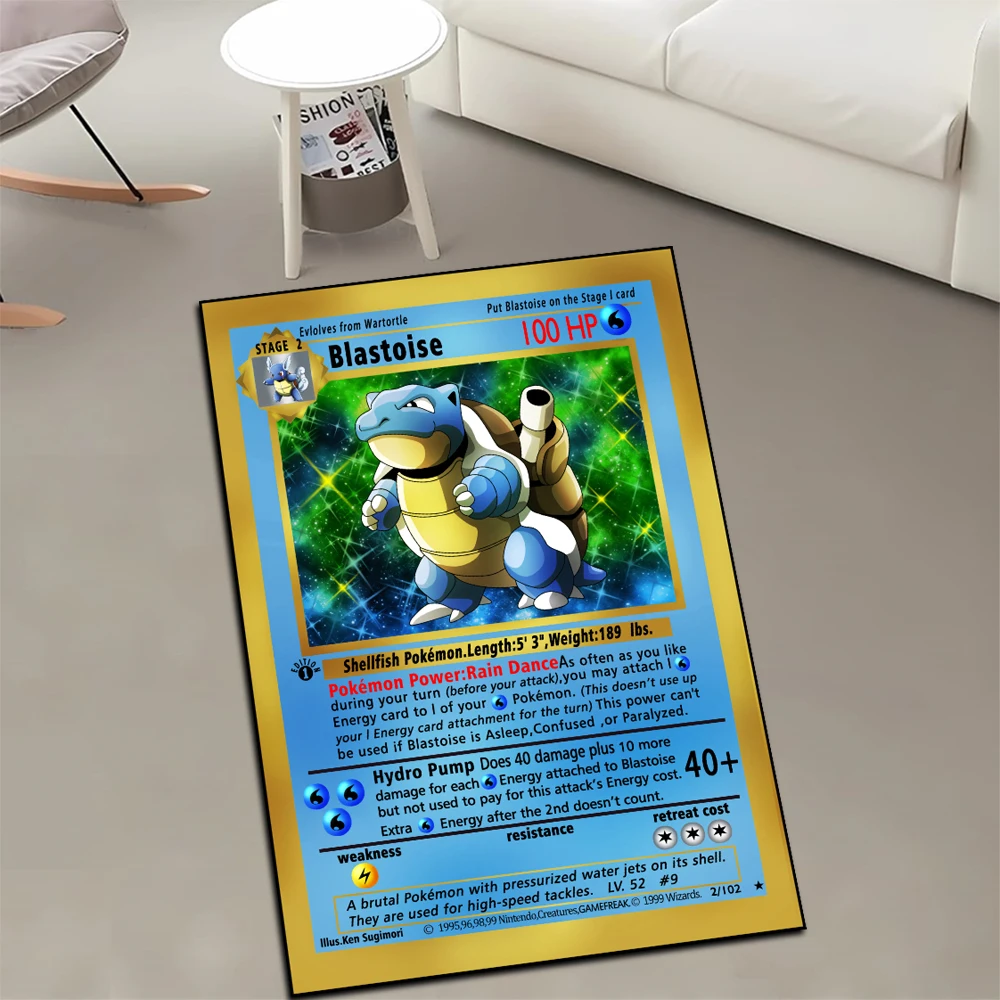 

Официальный лицензированный плюшевый ковер с изображением покемона, супермягкий нескользящий детский ковер Gengar Sylveon, идеальный подарок для фанатов