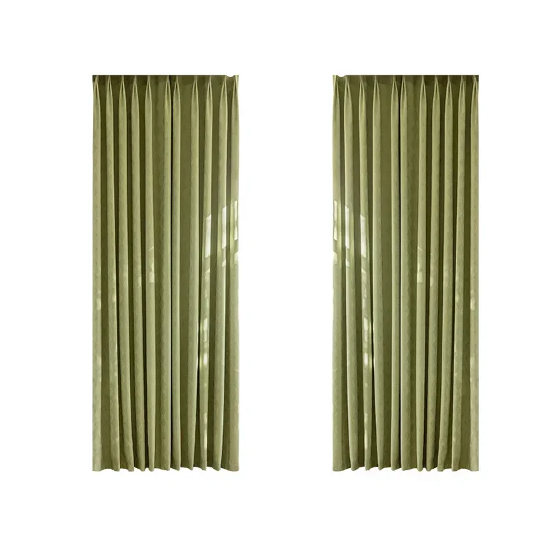 N3067Curtain processing chenille light luxury modern simple full blackout living room bedroom