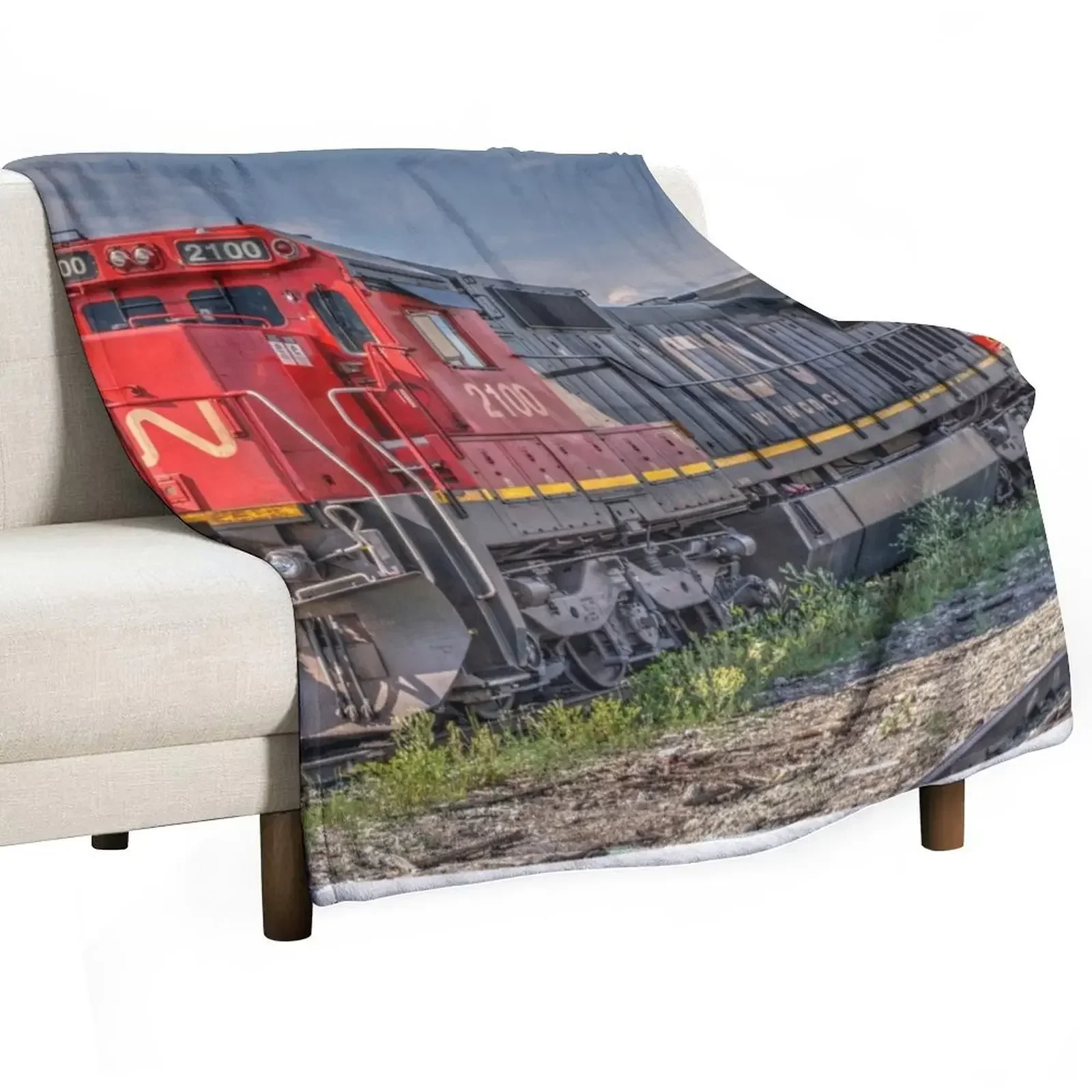 Canadian Freight Power Throw Blanket Sofa Throw blankets ands for winter Blankets