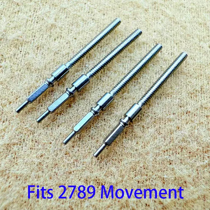 

2789 Stem 2/4PCS Steel Crown Parts Crown Watch Steel Stem Kit Fit 2789 Movement Stem Watch Accessories Movement parts Replace