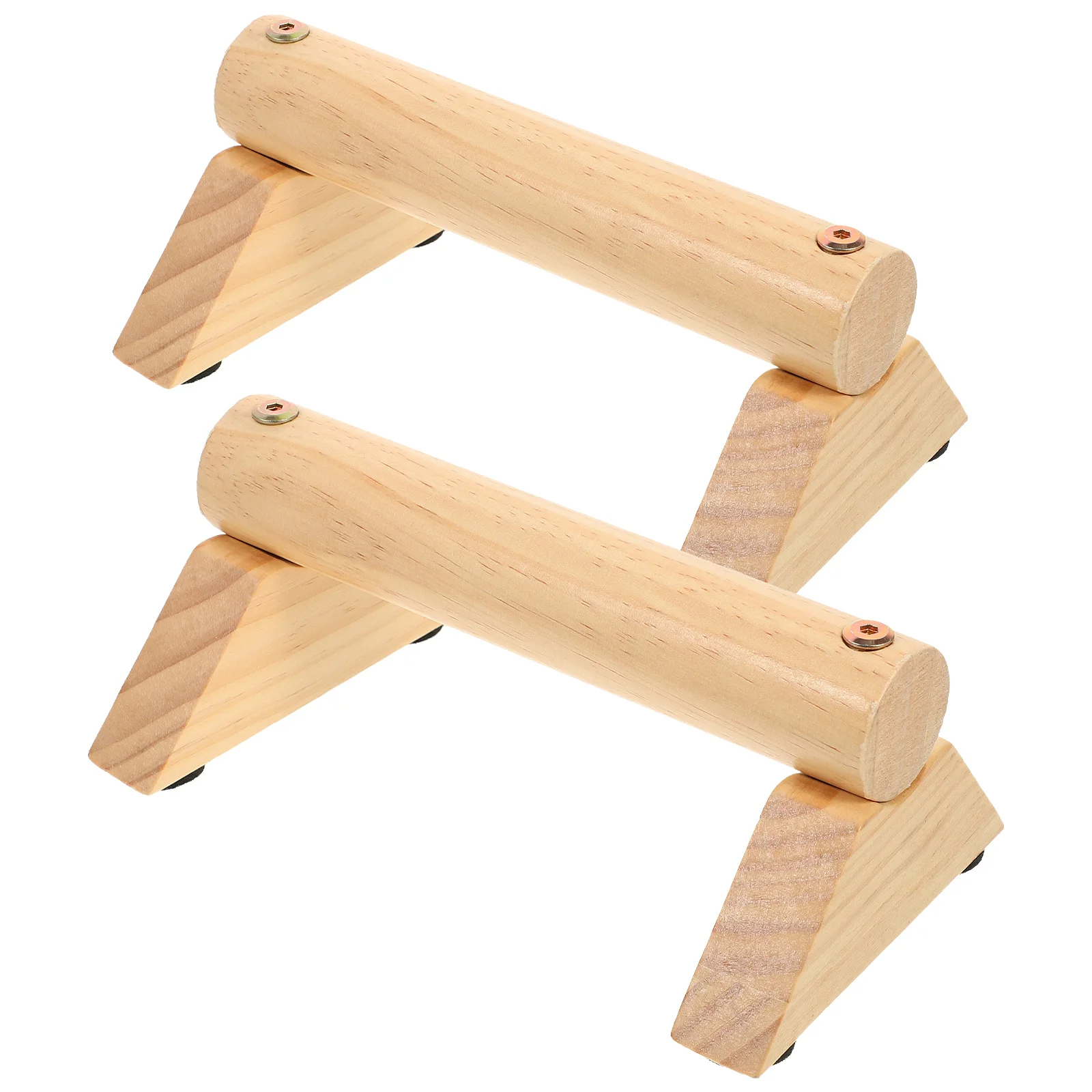 Handle Wooden Push-up Bar Work Out Supply Fitness Equipment Multi-functional Abdominal Trainer Bars for