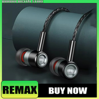 Monster REMAX Earphone Metal In-Ears Tws Earbuds Wired Type-C Lightning Round HIfi Hole Reduce The Noise E-Sports Headphones