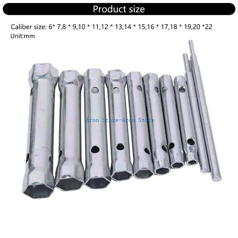 H3CF Hand 10piece Plumbing Socket مفتاح الصيانة لإصلاح مشروع السباكة المنزلية