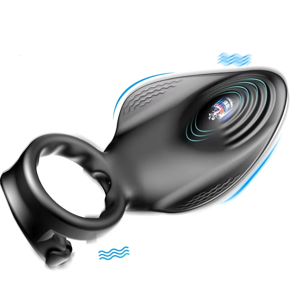 Wireless Remote Control Vibration Ring - Silicone Delay Ring for Long Lasting Stamina Training Precision Lock Masturbation Aid