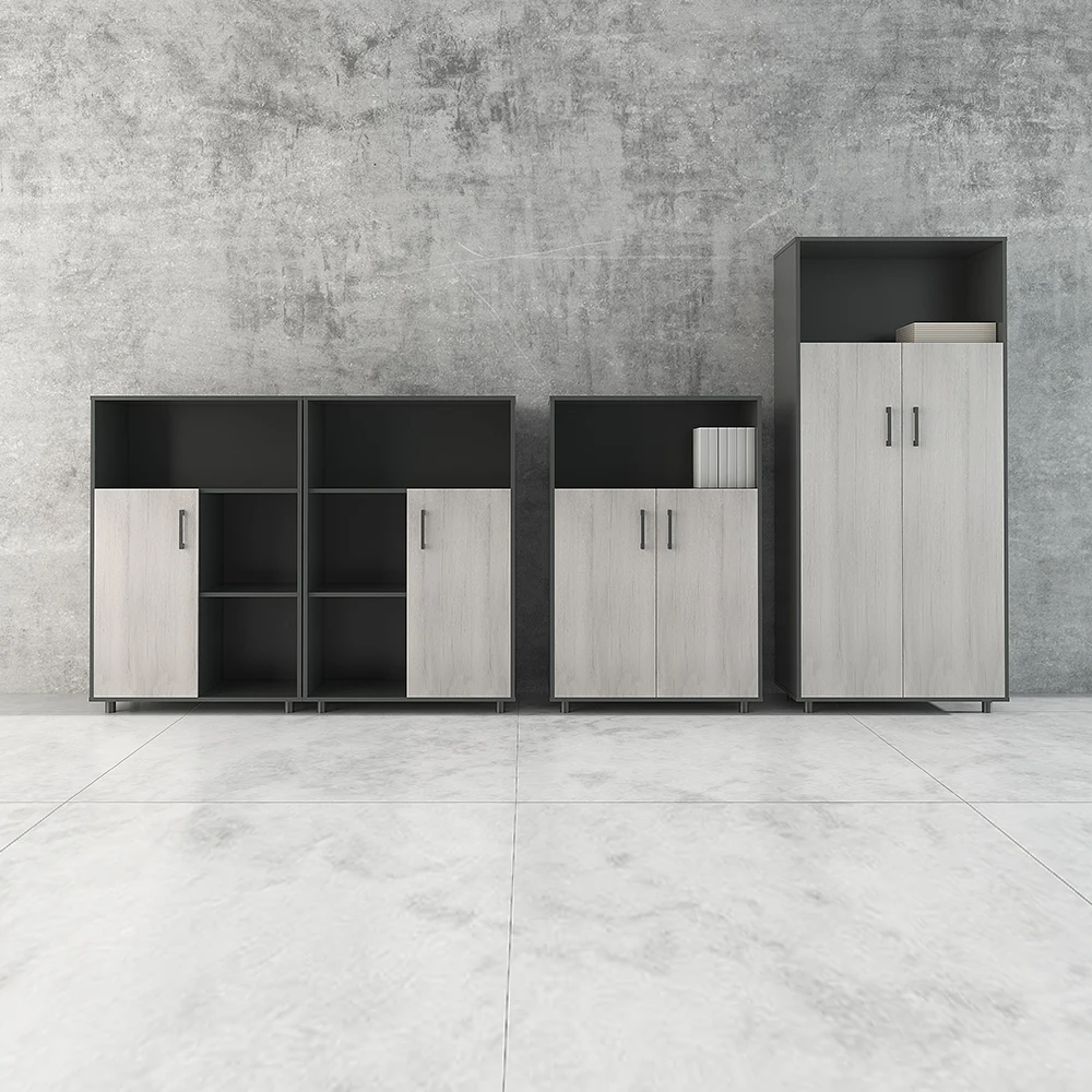 Office Furniture Type And Wooden Material File Cabinet