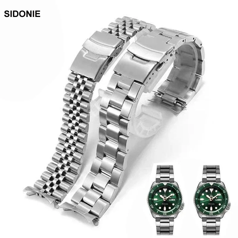 

For Casio MDV106-1A MDV-107 MTP-VD01 MDV-106D Strap Stainless Steel Metal Bracelet Accessories 20mm 22mm Watchband