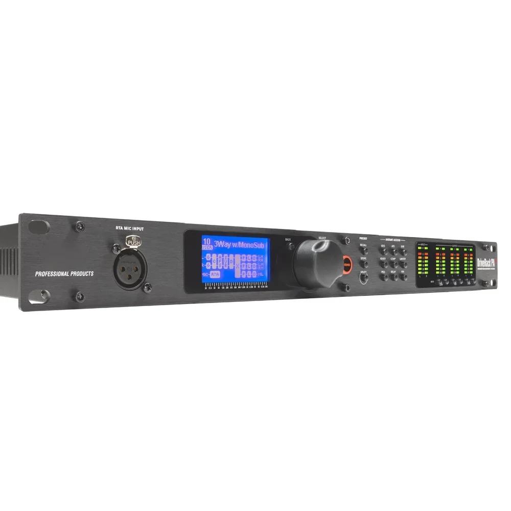 dbx DriveRack PA2 2in6out DSP karaoke professional digital audio processor for professional stage sound equipment