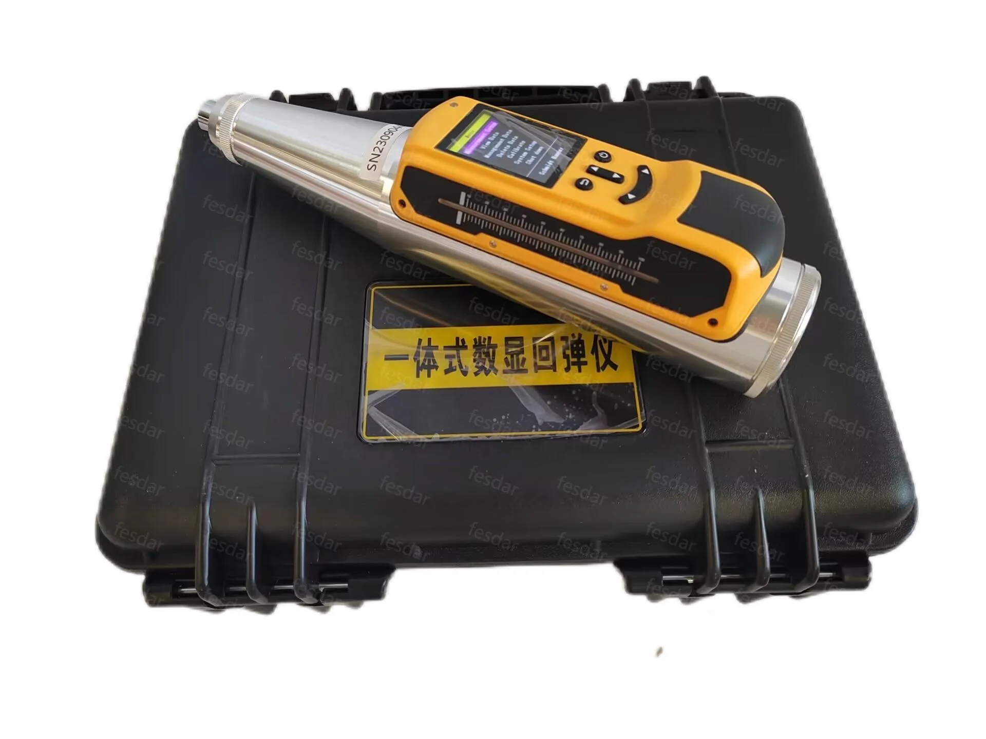 Tester di forza del metodo di rimbalzo ad ultrasuoni con martello per test di rimbalzo digitale per calcestruzzo