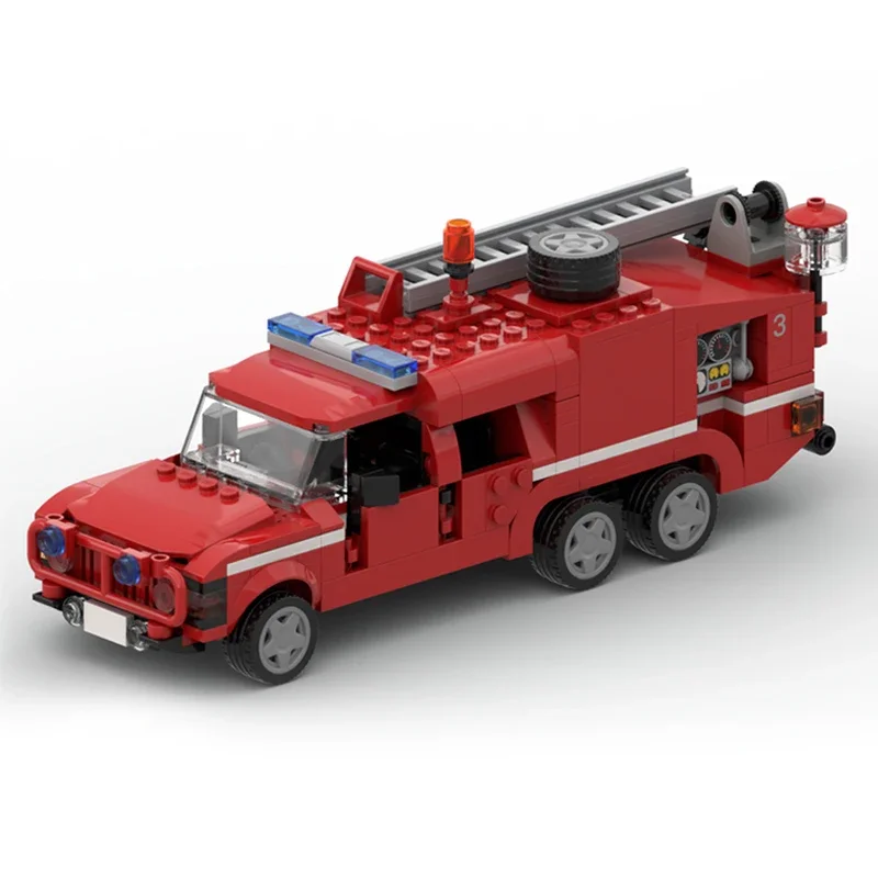 City Car Model Moc Building Bricks RAF And Royal Navy Airport Fire Truck Technology Blocks Gift Christmas Toys DIY Sets Assembly