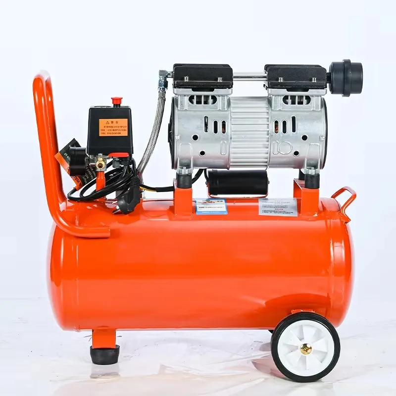 High Pressure Small Air Compressor Piston 30 Liter 220v Oil Free Air Compressor Silence For Car Tire Inflation SUV Truck
