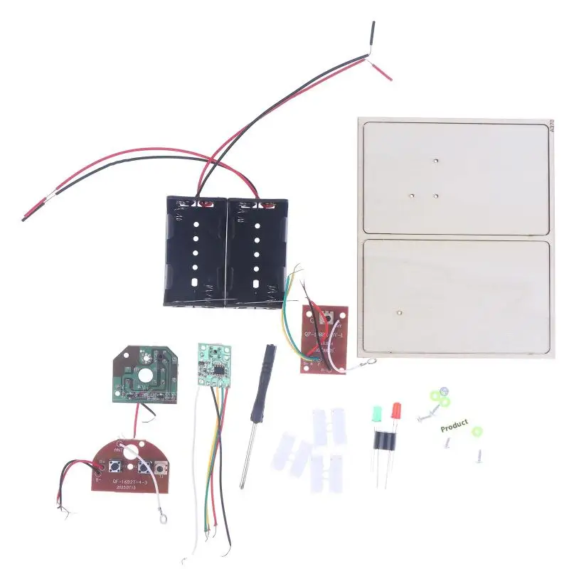 Kits STEM, aprender código Morse, construir una máquina telégráfica, experimento de circuito eléctrico, kit de electricidad (sin batería)