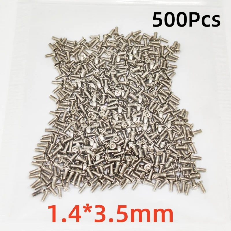 500PCS/Lot 3.0mm 3.5mm Screw For Samsung Galaxy A10 A20 A50 A52 Note 3 4 5 Mobile Phone Screws Bolts Repair Tools