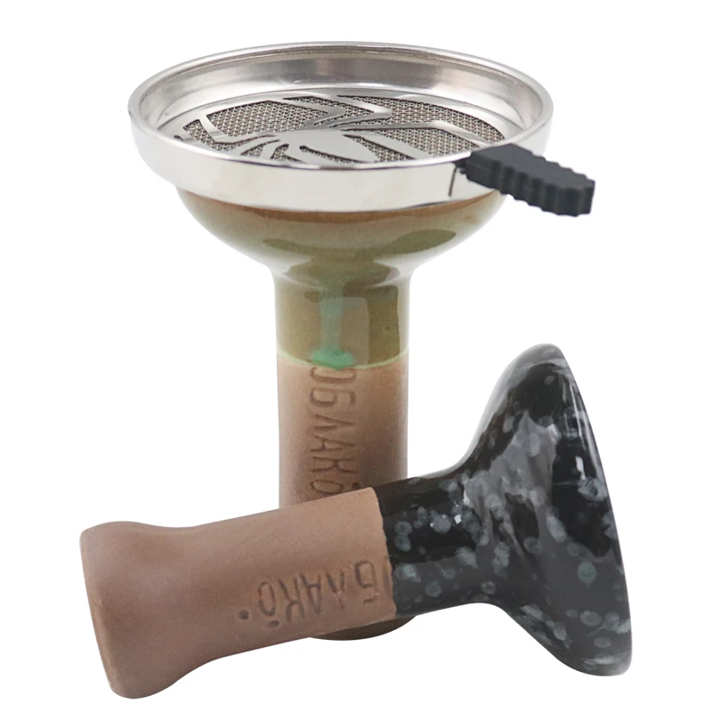 Hookah Bowl Ceramic Tobacco Shisha Screen Metal Charcoal Holder Oblako Chicha Cachimba Accessories