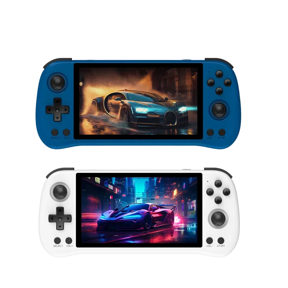 Handheld Game Console 5.5 Inch 1280x720 IPS Screen RK3566 Open-POWKIDDY X55 Source Retro Gaming Device Children's Gift