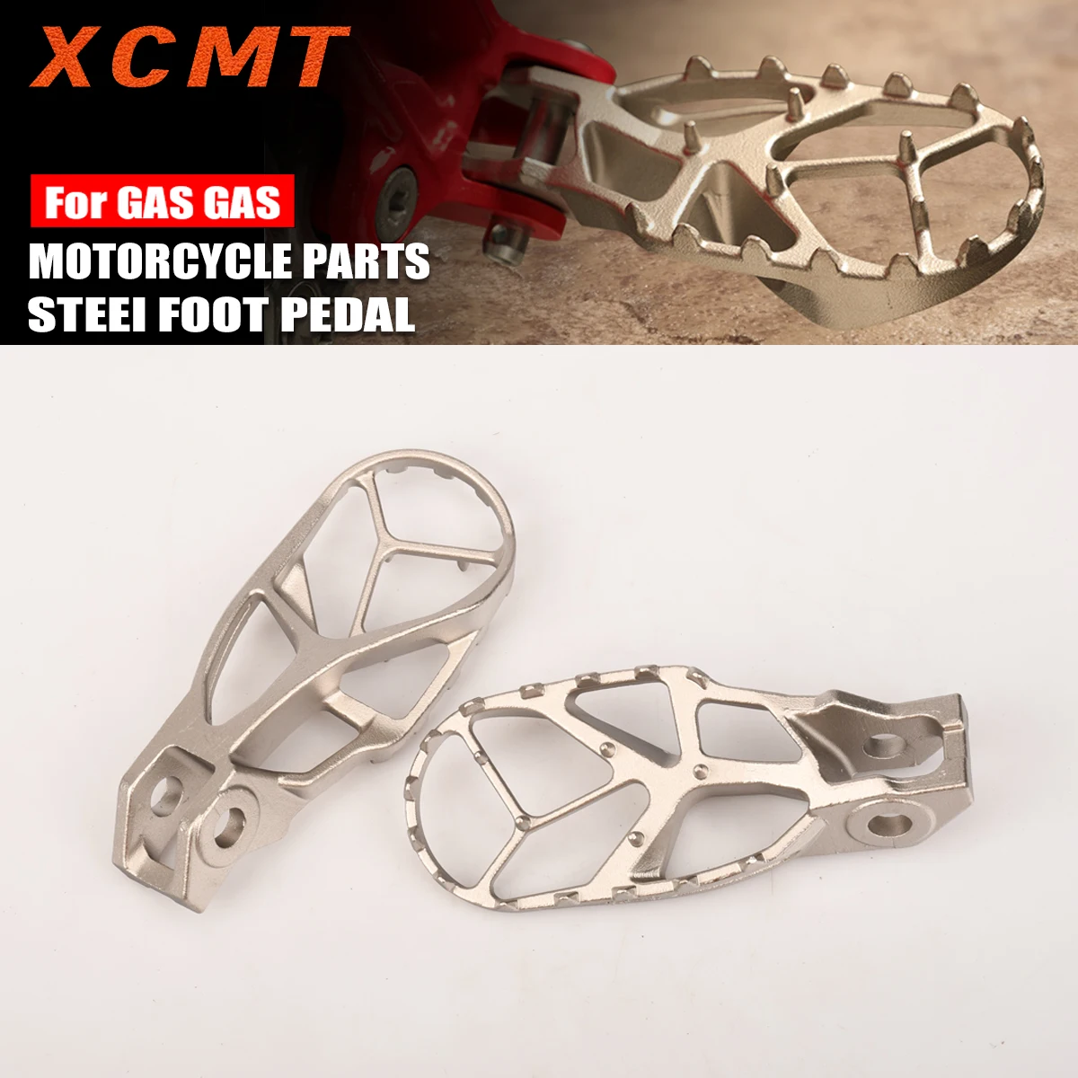 

For GasGas 85 125 250 300 350 450 500 MC MC-F EC EC-F EX EX-F 2021-2024 Motorcycle Accessories Foot Peg Footrest Footpeg Pedals