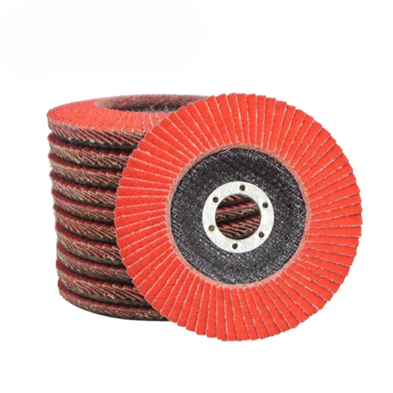 High Quality Abrasive Cutting Wheel Flexible Flap Disc for Stainless Steel Alloy Grit 120 Polishing Ceramic Bronze 5 Inch