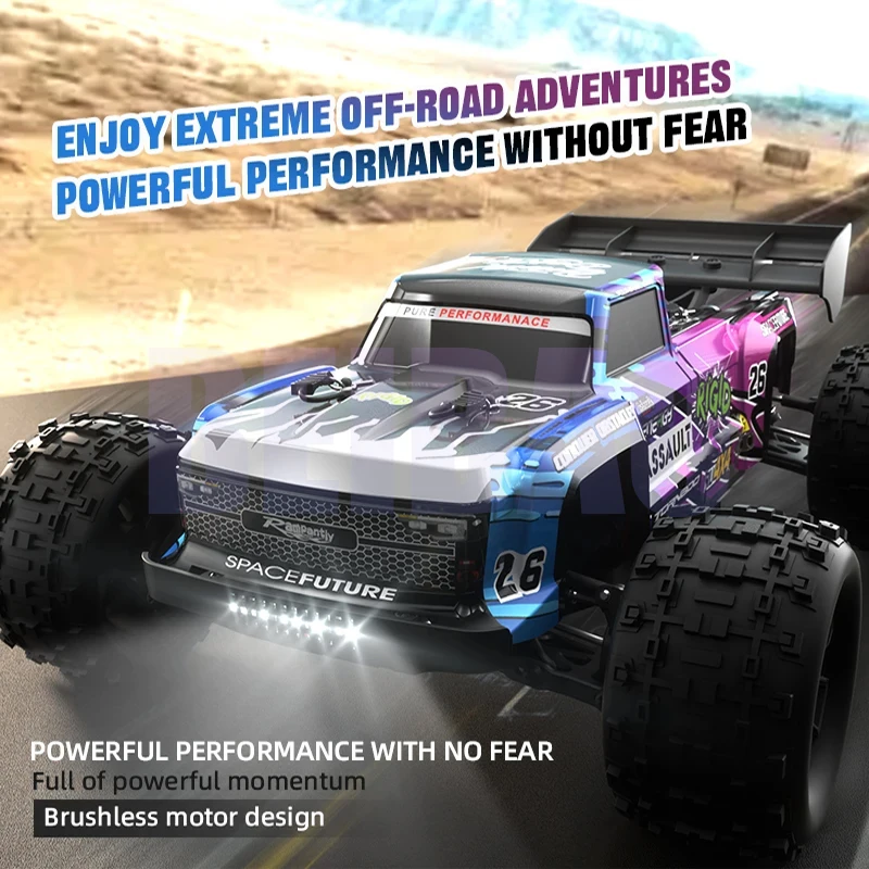 JJRC 4WD Remote Control Car Off Road 4x4 RC High Speed Truck Super Brushless 70KM/H Fast Drift Racing Monster Toy Kids Adults