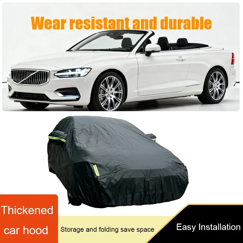 

Suitable for Volvo C70, a complete set of car outdoor UV protection, sun shading, rain and snow dust cover, thickened car cover