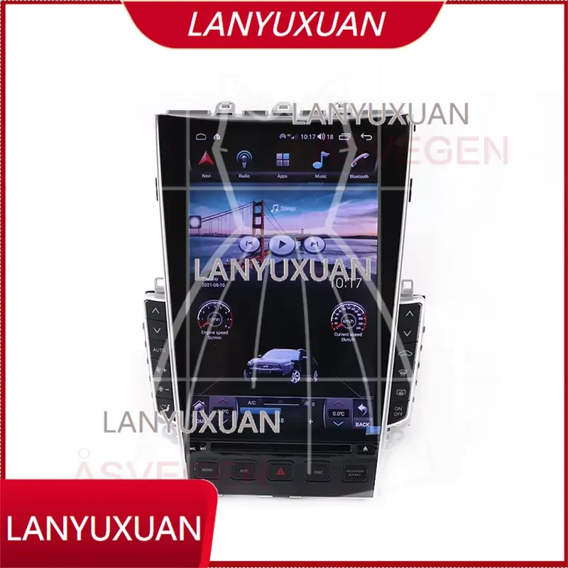 Asvegen for Infiniti Q50 Q50L Q60S 2015-2019 12.1 Inch Vertical Screen Car Audio Radio Navigation Car Video Dvd