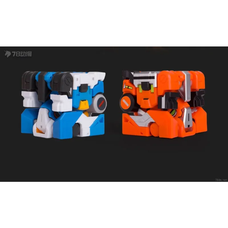 52 juguetes originales BEASTBOX Beastbox serie Dinosaurneon versión azul juguete transformable modelo de ensamblaje para regalo de niños en Stock