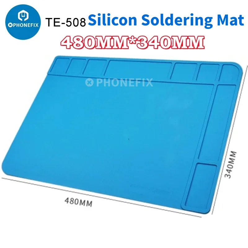 Thick Durable Silicon Soldering Mat ESD Thermal Heat Insulation Working Pad for Home PC Phone Industrial Maintenance Platform