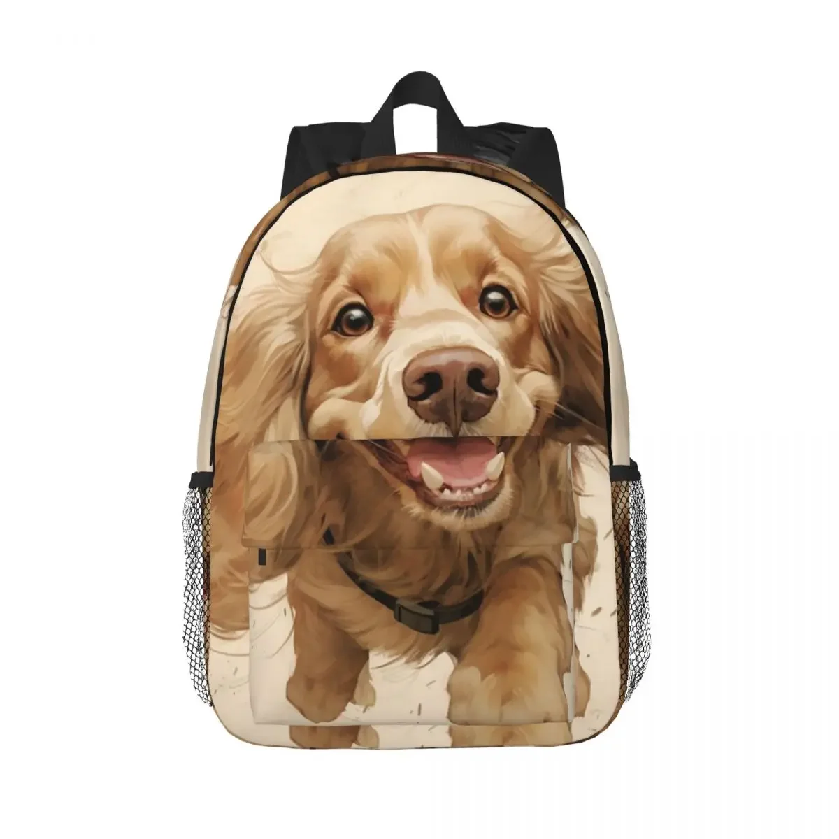 Keeping Up With A Cocker Spaniel's Zest Backpacks Teenager Bookbag Fashion Children School Bags Laptop Rucksack Shoulder Bag