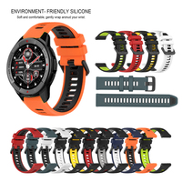 18mm 20mm 22mm Outdoor Sports Waterproof Silicone Strap For Mibro GS pro / active / Lite2 / Mibro X1-A2-A1-C2-C3-T1-T2