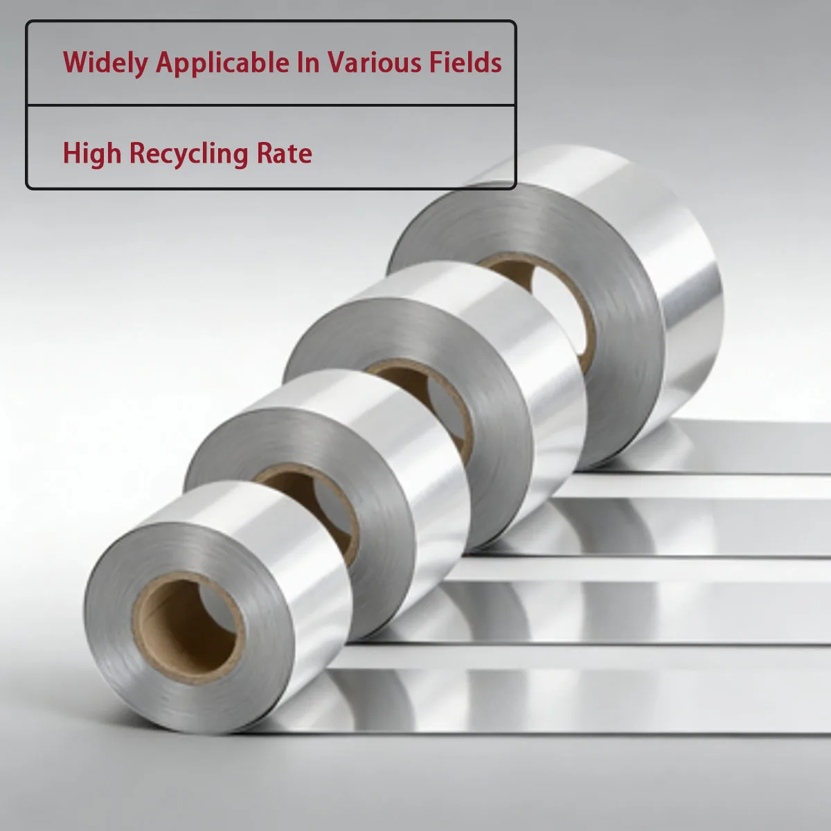 Aluminum strip with a thickness of 0.05-0.8mm is used for electronic appliances,automotive manufacturing,building decoration,etc