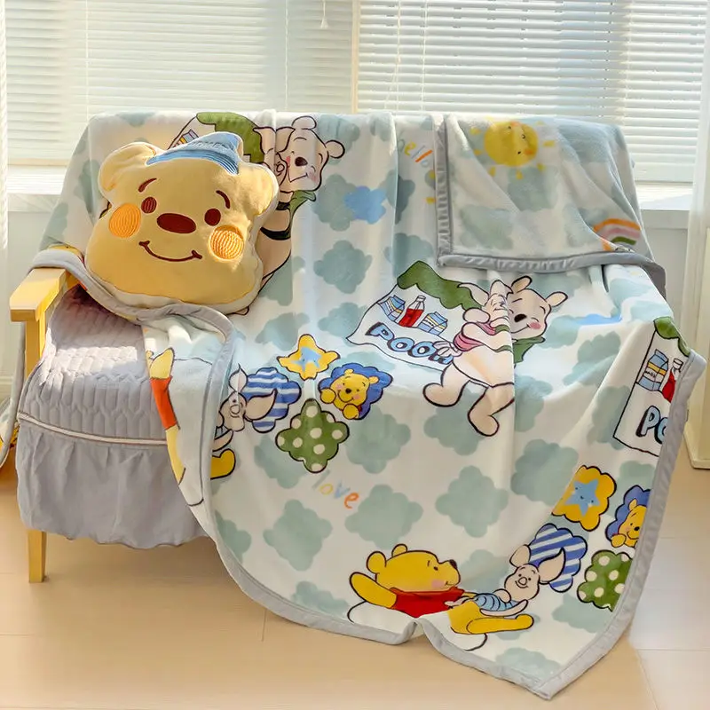 Thicken Stitch Winner Cartoon Blanket Kawaii High Quality Home Textile Soft Warm Throw Blanket Bedding Sofa Cover for Kids Gift