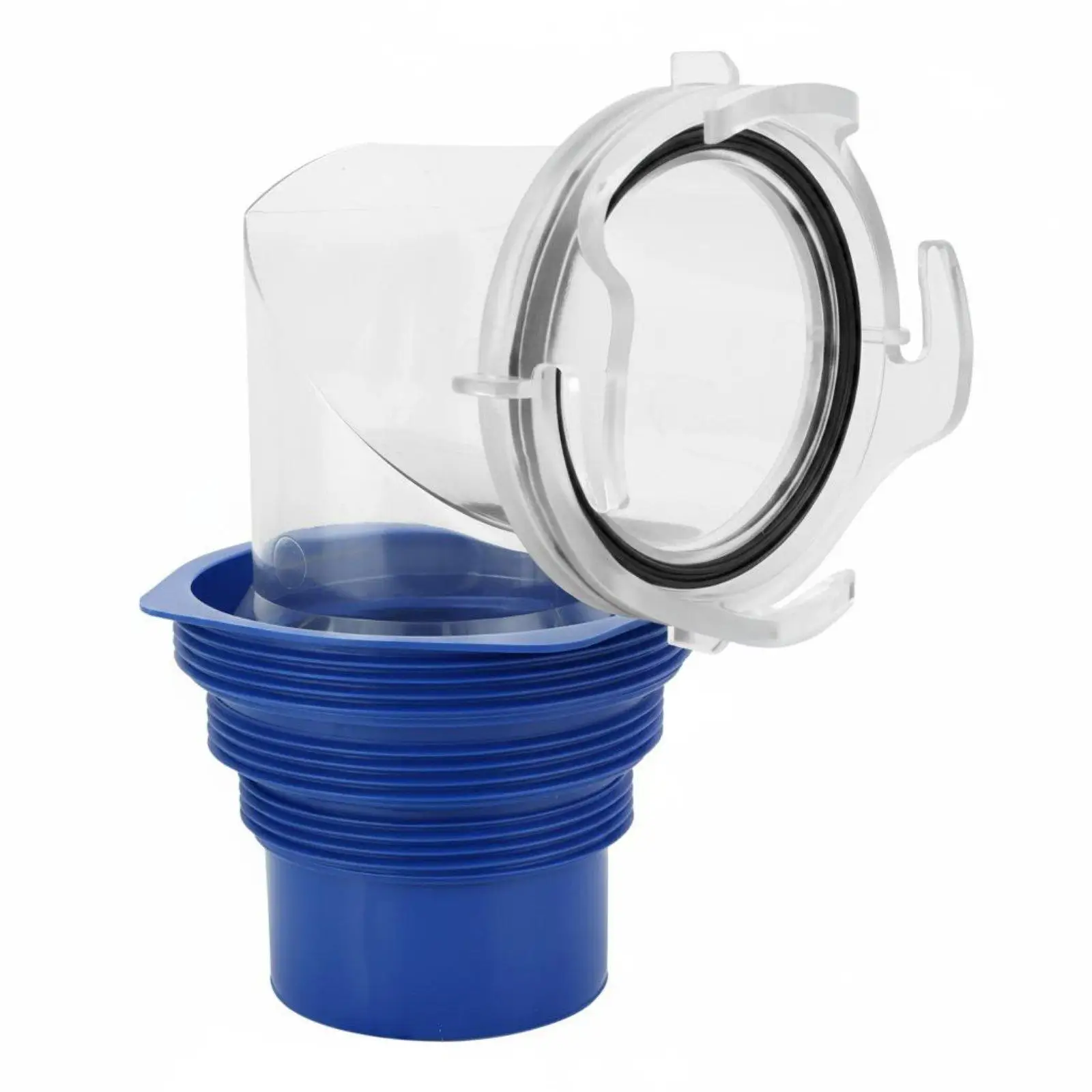RV Dump Station Adapter Clear Transparent 90 Degree Sewer Hose Fitting Leak-Resistant Transparent Sewer Hose Connector for
