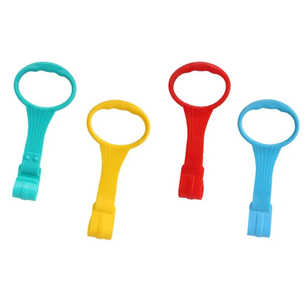 Baby Toys Plastic Pull Ring for Playpen Bed Accessories Solid Color Baby Crib Hooks Baby Pull Ring Pendants
