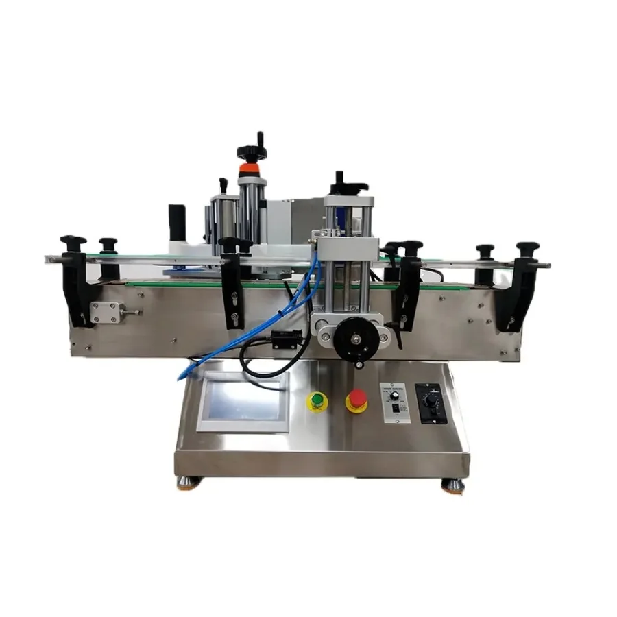 

Full Auto Desktop Type Automatic Round Bottle Labeling Machine Wine Bottle Food Labeling Machine