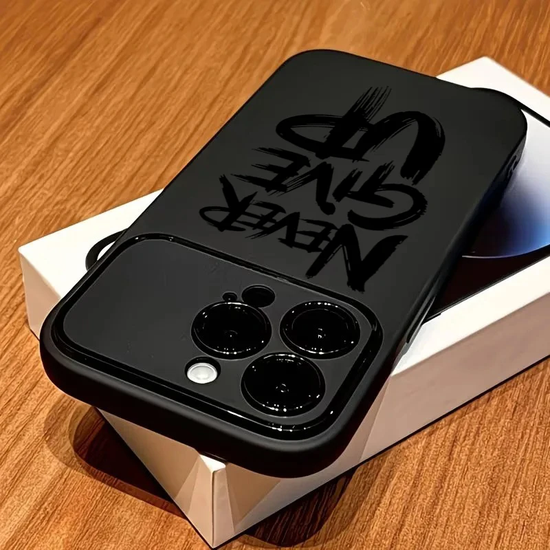 Kreative Handyhülle mit unregelmäßigem schwarzem Linien-Design für iPhone 17 16 15 14 13 12 11 Pro Max X XR XS MAX Plus, stoßfeste matte Abdeckung