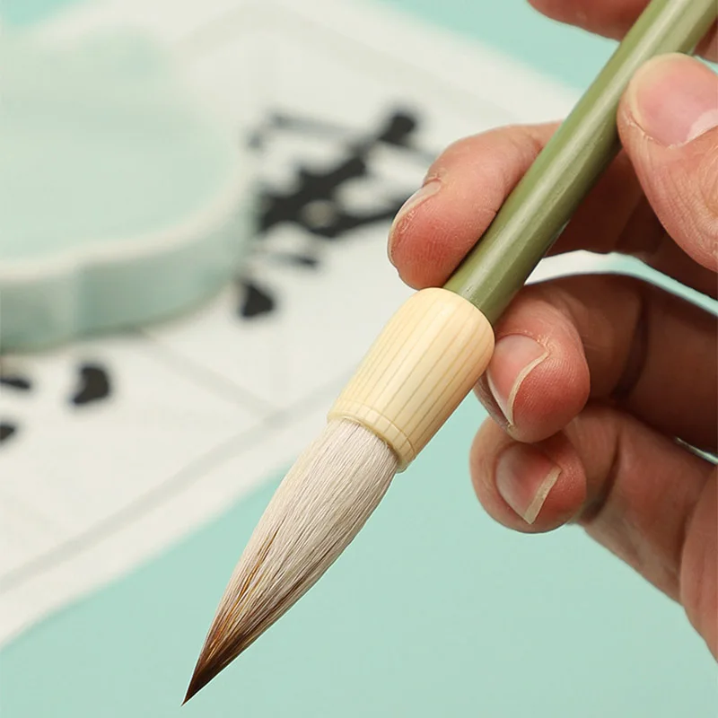 

1pc Chinese Calligraphy Brush Regular Script Official Script Running Script Mixed hair brush School Supplies