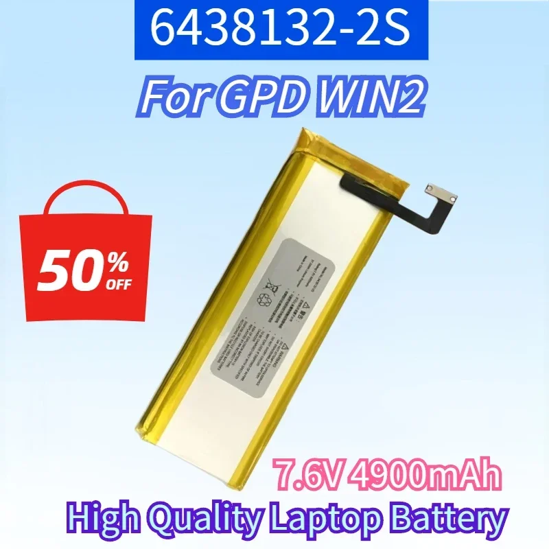 

Новый 6438132-2S 7,6 В 4900 мАч Высококачественный аккумулятор для ноутбука GPD WIN2 WIN 2 Портативный игровой ноутбук в наличии Аккумуляторная батарея