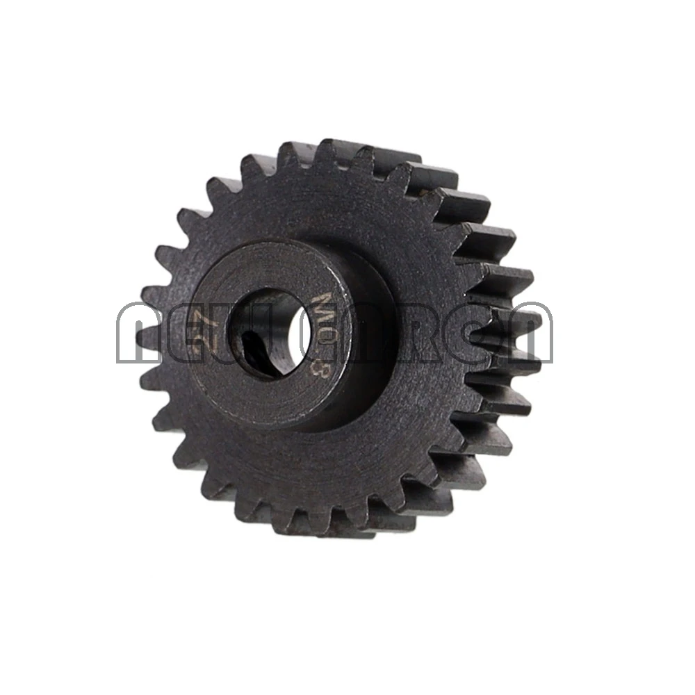 DONGXINGWEI Piñón De Motor 27T M0.8 – Acero 45#, Diámetro 5 Mm, Compatible Con TRAXXAS UDR 1/7 RC