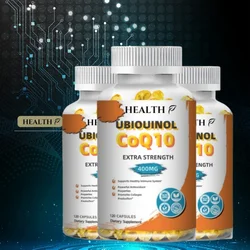 HEALTH Coenzyme Q10 400mg,3x Absorption,Water-Soluble And Liposoluble Natural Supplement of Coenzyme Q10 Supporting Heart Health