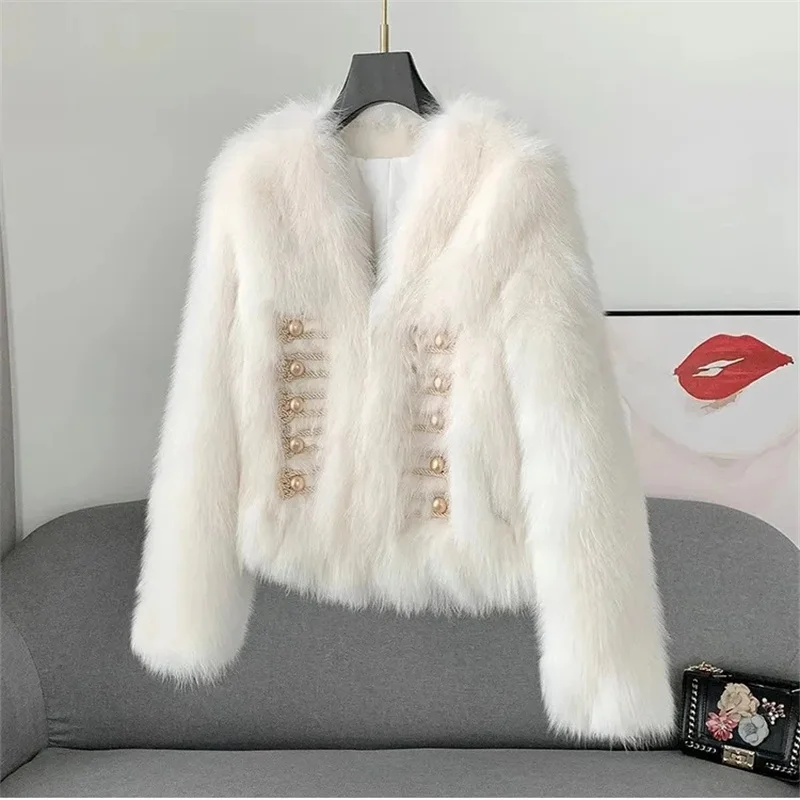 Spring 2024 New Temperament Fur Coat Women young short temperament ladies autumn and winter Mao Mao coats female Jacket