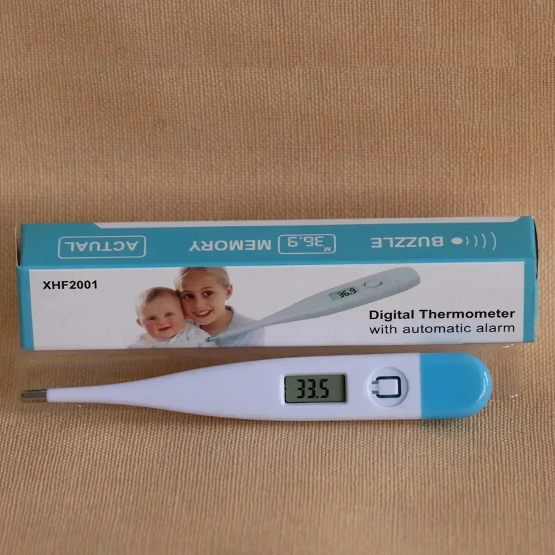 Cyfrowy termometr do wody Dokładny pomiar temperatury jamy ustnej i pod pachami Termometr ostrzegający o gorączce Termometry do kąpieli dla dzieci