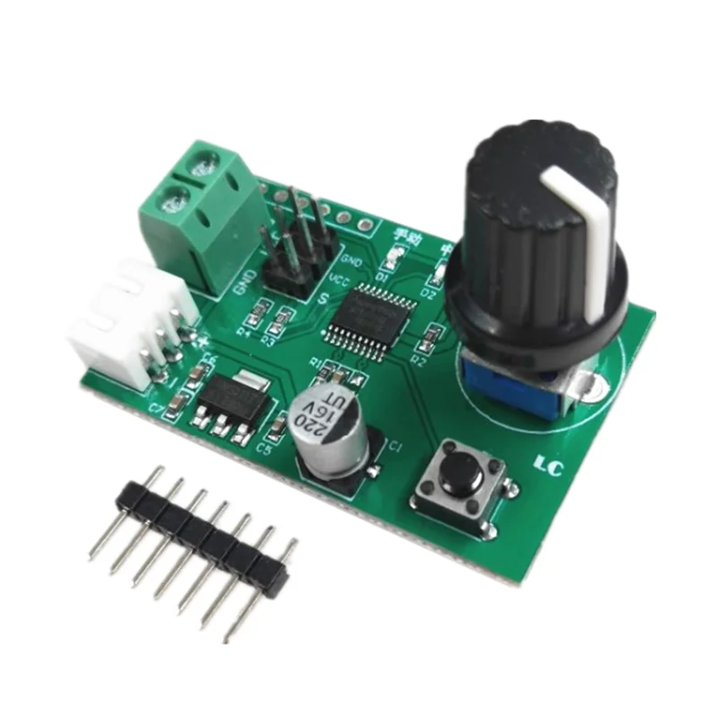 DC 5V-9V dwukanałowy moduł napędu serwomotoru kontroler debugger dla SG90/MG995/MG996 moduł sterowania serwo robota